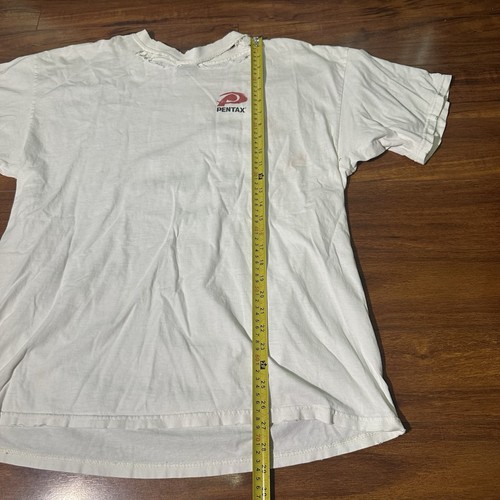 Vintage 90s Pentax Camera White Logo T Shirt Men’s Size XL 90s - Picture 5 of 5