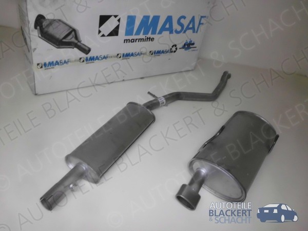 Imasaf Auspuffset Ab Kat für Peugeot 206 2.0 S16 Euro3 2000-2007|Msd+Endtopf-image