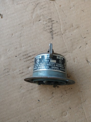 Vintage Furnas  Forward Reverse SWITCH L-143