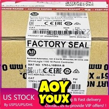 New Sealed AB 1763-L16BWA MicroLogix 1100 16 Point Controller 1763L16BWA US