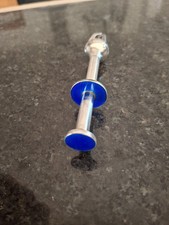 Antique Norwegian silver plate A Scharning enamel olive sugar tongs