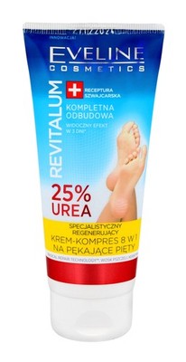 Eveline Revitalum 25% Urea 8-in-1 Regenerierende Creme-Kompresse für Fersen 