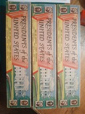 Louis Marx  Co. "Presidents of the United States" figure set box Sets 1 2 And 3