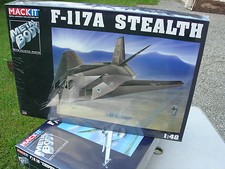 ARMOUR FRANKLIN MINT MACKIT KIT METAL 1/48 AVION furtif F-117A STEALTH HOLLOMAN