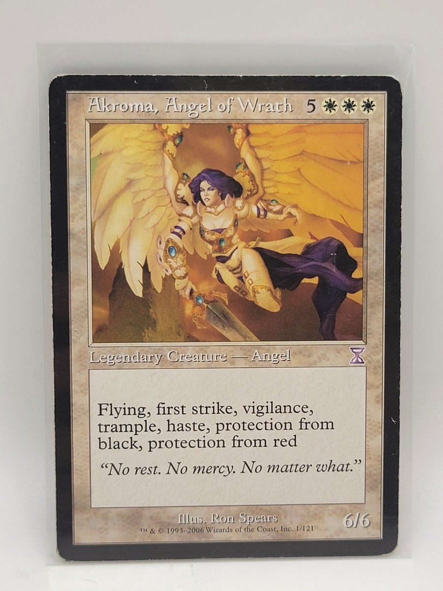 MTG 1X Akroma, Angel of Wrath X1 Time Spiral (Timeshifted) Magic