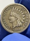 Civil War Era - 1860 Indian Head Cent - Better Date - VF - 43042
