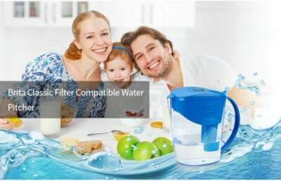 Well Blue PC Alkaline Pitcher Filter Replacement Cartridge Mineral Water Ionizer
