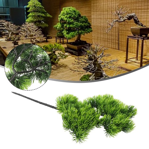Artificial Plant Aquarium Fish Tank Rockery Bonsai Hotel Pine Tree Ornament Deco - Picture 13 of 24