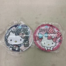 Hello Kitty 2013 Glitter Melamine Plate Sanrio Collectible Dish Japan