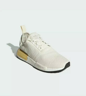 Adidas NMD R1 White Metallic Gold Black 