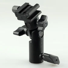 2PCS Flash hot shoe umbrella holder stand bracket for studio light Accessories