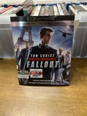 MISSION:IMPOSSIBLE FALLOUT - 4K ULTRA HD + BLU-RAY ~Tom Cruise, Henry Cavill