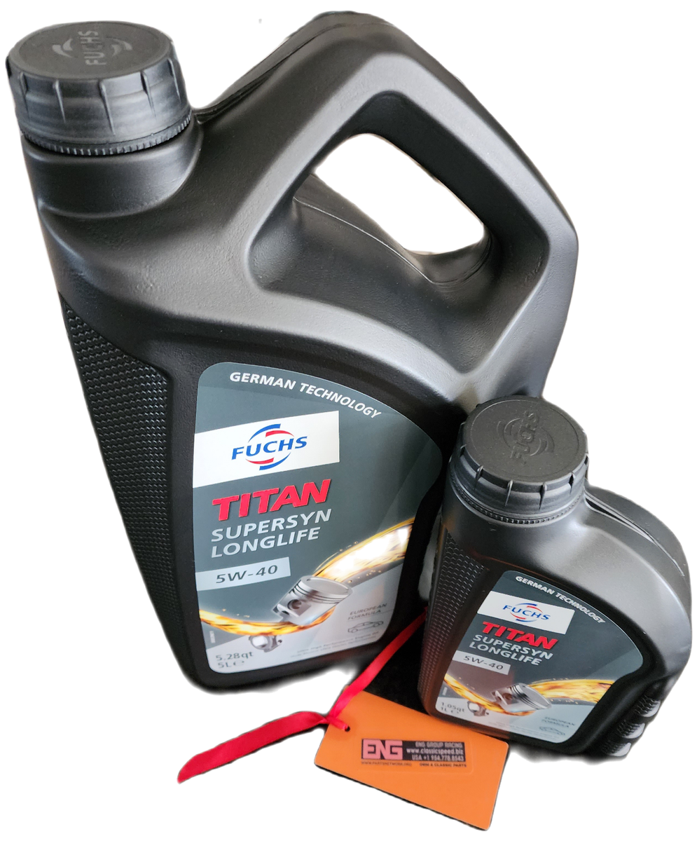 6L IMPORT ENG-FUCHS TITAN SAE 5W-40 SUPERSYN LONGLIFE MB BMW VW