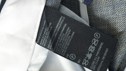 Women's Tommy Hilfiger herringbone trousers blue mix color size 8/10 BNWT - Picture 5 of 9