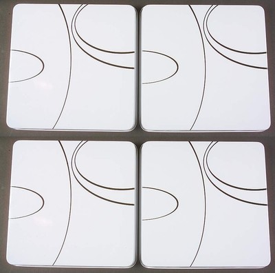 Corning Simple Lines  Square Stove Cover - Set of 4 6522727
