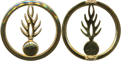 Mützenabzeichen, G.N.  MÖBEL, gold, ohne (9441)