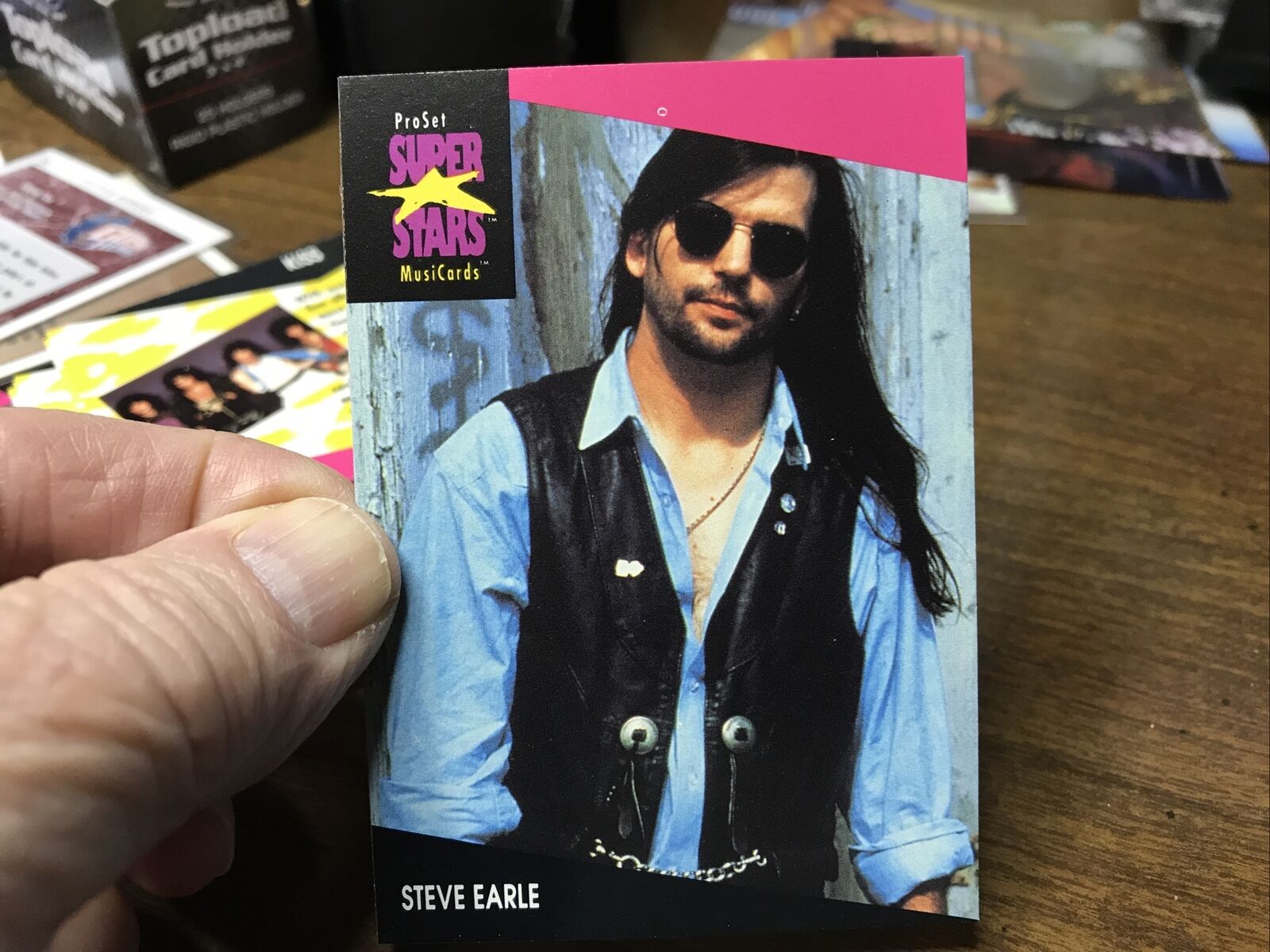 STEVE EARLE TRADING Card Max 45% OFF from SuperStars MusiCard ProSet 1991 - Max 68% OFF