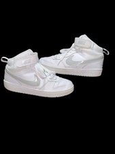 Nice looking Size 8c- Nike Court Borough 2 Mid White Aura