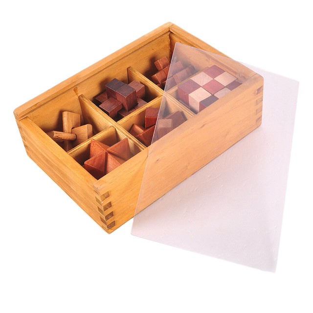 square puzzle wood