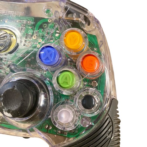 GameStop Spirit Xbox Wireless Transparent Controller Missing Dongle Ships Fast - Picture 3 of 8