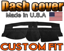 Fits 2008-2010  Dodge Caravan Dash Cover Mat Dashboard Pad Black