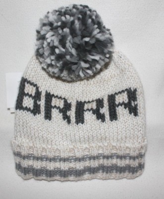 BCB Generation Block Party Sock Hat/Ski/Beanie Off White/Gray