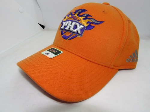 New Phoenix Suns Mens Sizes S/M-L/XL Orange Fitmax Adidas Flexfit Hat $20 - Picture 7 of 9