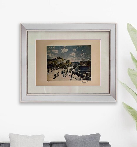 Pierre-Auguste Renoir, Orig Hand signed + Litho with COA & Appraisal $ $3,500