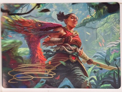 Wayta, Trainer Prodigy  - GOLD STAMPED ART CARD- Magic the Gathering MTG Nice!