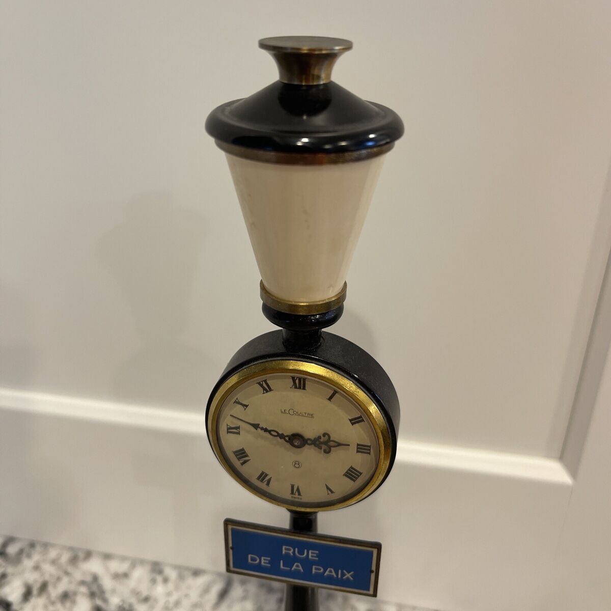 Vintage LeCoultre Rue De La Paix Street Light Lamp Post Desk Vintage LeCoultre Rue De La Paix Street Light Lamp Post Desk