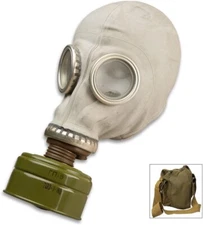 Russian Civilian GP-5 Gas Mask, Bag and Filter, Full-Coverage, Small Size
