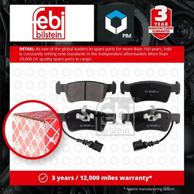 Brake Pads Set fits VW MULTIVAN Mk5 2.5D Rear 03 to 07 7H8698451 7L6698451 Febi