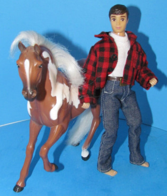 Breyer Reeves Articulated Boy Doll & Vtg 1999 Kid Kore Horse 8 & 7'' L@@K