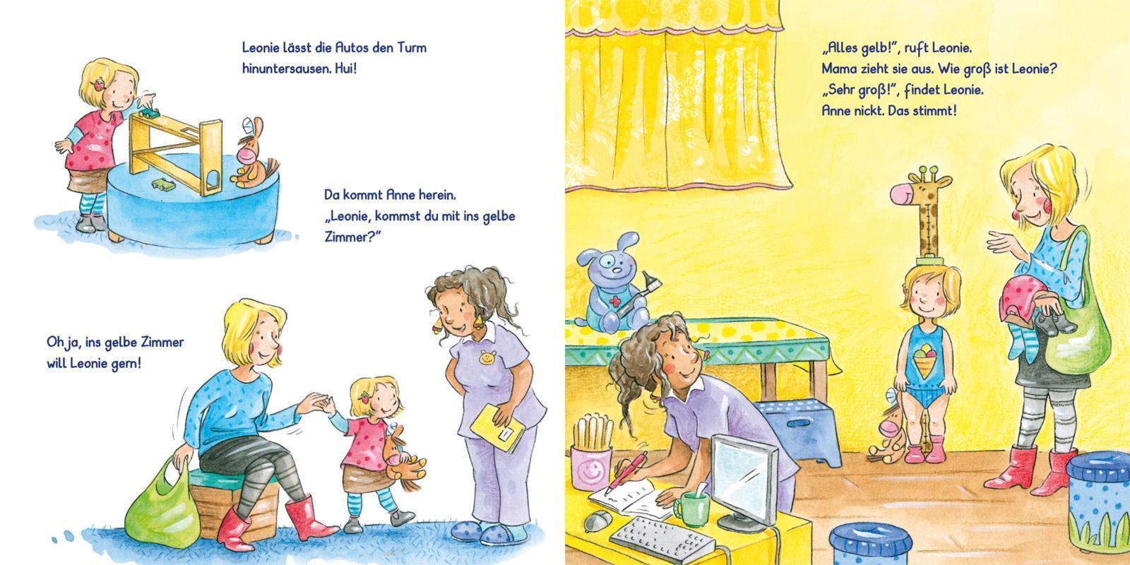 Thumbnail - Leonie Beim Kinderarzt | Pappbilderbuch Mit Klappen | Sandra Grimm |