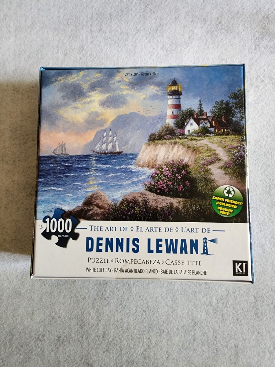 Dennis Lewan Puzzle - White Cliff Bay - 1000 Pieces - BRAND NEW FACTORY SEALED Dennis Lewan Puzzle - White Cliff Bay - 1000 Pieces - BRAND NEW FACTORY SEALED