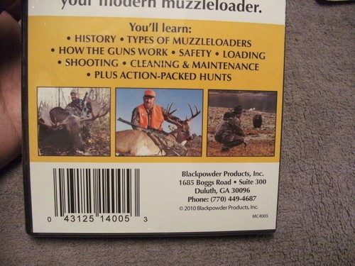 Muzzleloading Basics  DVD, Complete Instructions Guide for modern In-lines - Picture 4 of 6