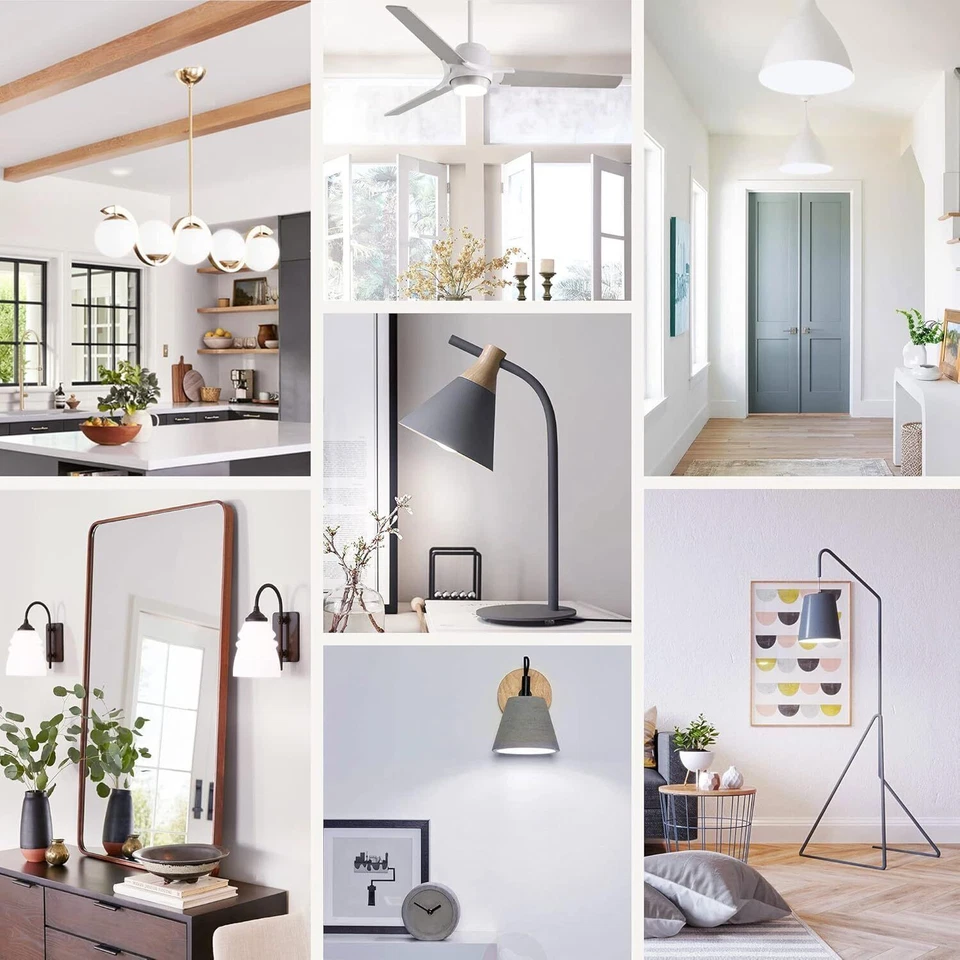 4-Pack LED A19 cold White Light Bulbs 6500K 80W Equivalent 7W 1000LM E26 Base - Image 4 of 4