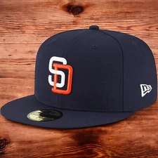 [11590959] Mens New Era MLB Coop Wool 5950 Fitted - SD Padres