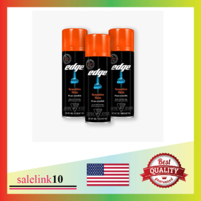 Shave Gel, Sensitive Skin, 7-Ounce Cans (Pack of 3)