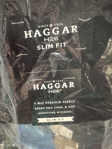Haggar Blazer Mens Size 38S Black H26 Premium Stretch Slim Fit NWT Retail $89 - Picture 4 of 5