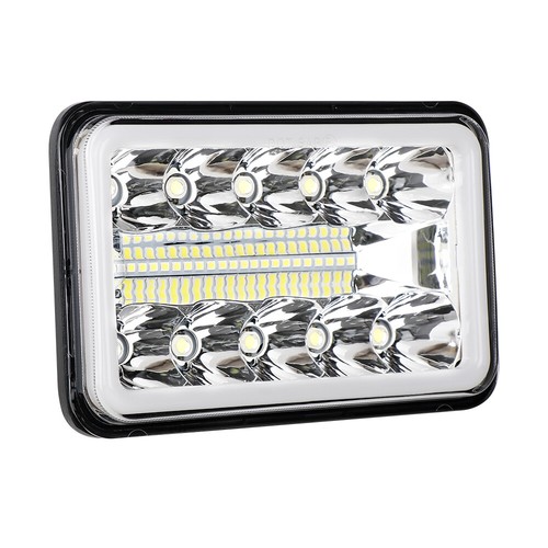 4PCS 4x6" Inch LED Headlights Hi/Lo Sealed Beam For Chevrolet Caprice 1977-1986 - Foto 13 di 13