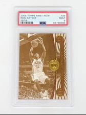 2005-06 Topps First Row Sepia #39 Ron Artest /25 PSA 9 Indiana Pacers