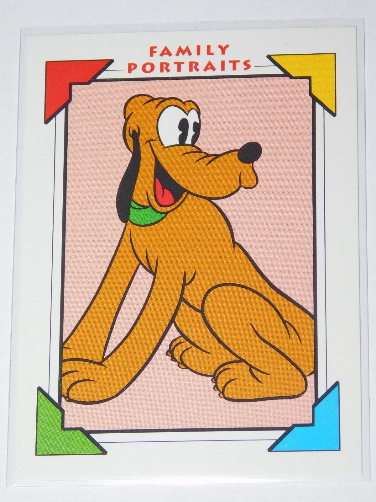 1991 IMPEL DISNEY FAMILY PORTRAITS PLUTO CARD #103