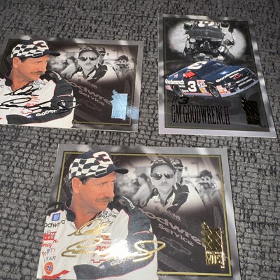 Two Different Versions 1996 VIP Dale Earnhardt #8 Gold & Silver Vintage NASCAR