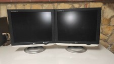 2 Monitor pc LG flatron, 19 pollici, usato. 