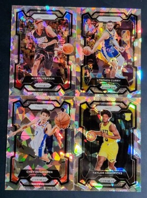 2023-24 Prizm Basketball CRACKED ICE PRIZMS 1-200 You Pick - 2 Card Minimum
