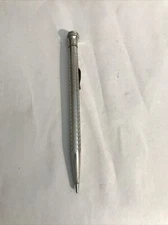 VTG Sterling Silver Wahl Eversharp Mechanical Pencil Advertising Button Top A283