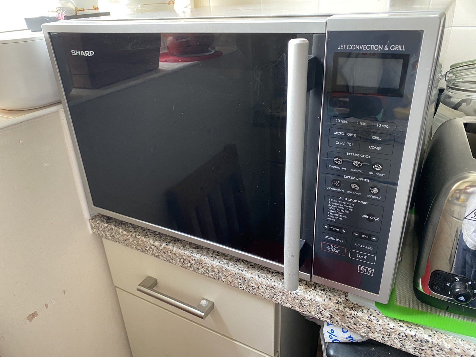 Sharp R959SLMAA Combination Microwave 40 Litre ,900Watt Silver 4974019772660 eBay