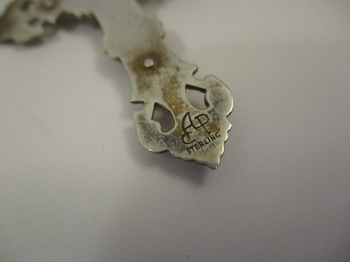 Vintage AP Sterling Silver Rosary Cross Crucifix Clear Crystal Glass Beads Pouch - Picture 5 of 11