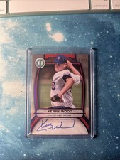 2025 Topps Tribute Kerry Wood Auto /50 Purple Chicago Cubs First On Print